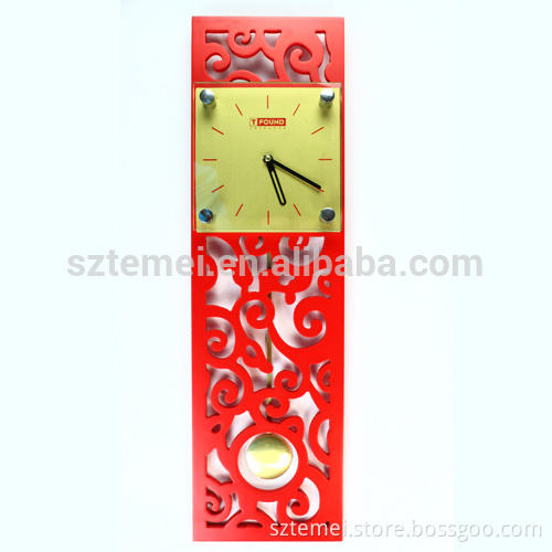 acrylic luxury wall clock